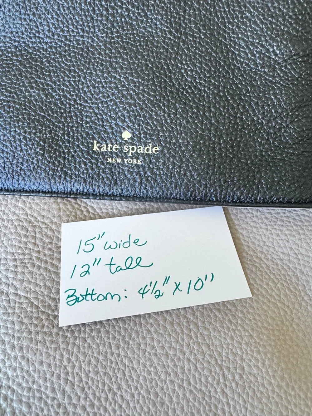 Kate Spade leather backpack purse